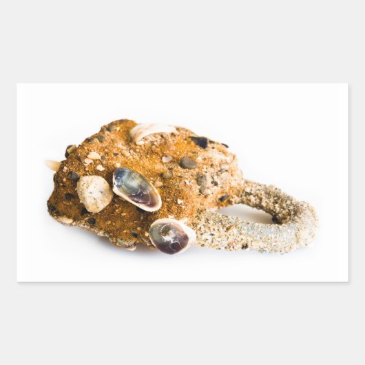 Weathered hanglock rechthoekige sticker (Voorkant)