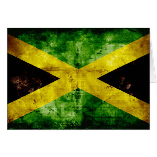Weathered Jamaica Flag