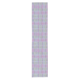 Weathered Lavender Plaid Harmony  Korte Tafelloper