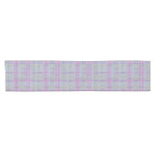 Weathered Lavender Plaid Harmony  Korte Tafelloper (Horizontaal)