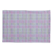 Weathered Lavender Plaid Harmony  Kussensloop (Achterkant-Links)