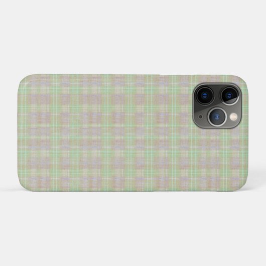 Weathered Neutral Sage Plaid Case-Mate iPhone Case (Achterkant (horizontaal))