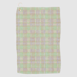 Weathered Neutral Sage Plaid Golfhanddoek