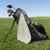 Weathered Neutral Sage Plaid Golfhanddoek (Groen)