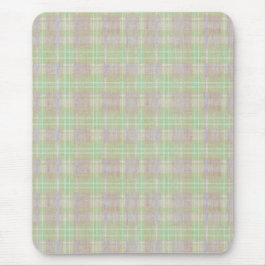 Weathered Neutral Sage Plaid Muismat