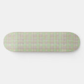 Weathered Neutral Sage Plaid Skateboard (Horizontaal)