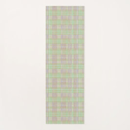Weathered Neutral Sage Plaid Yogamat