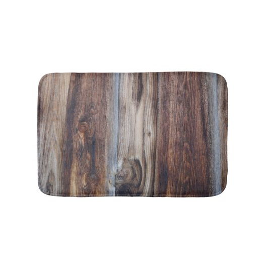 Weathered Old Wood Wall textuur Badmat (Voorkant)