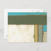 Weathered Panel Paining by Jennifer Goldberger Briefkaart (Voorkant / Achterkant)