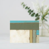 Weathered Panel Paining by Jennifer Goldberger Briefkaart (Staand voorkant)