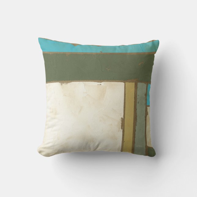 Weathered Panel Paining by Jennifer Goldberger Kussen (Voorkant)