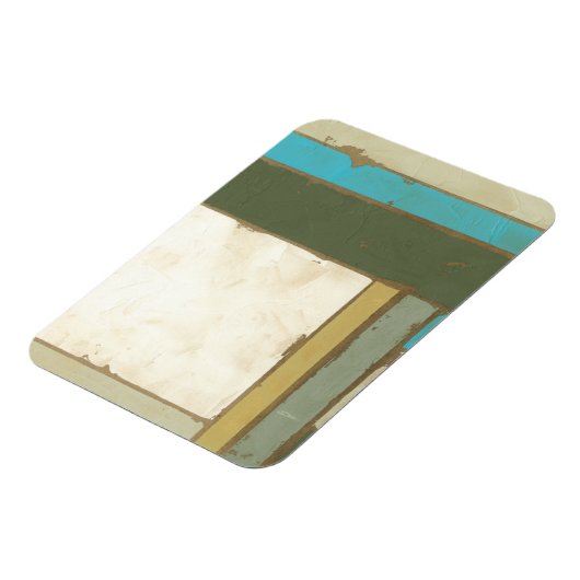 Weathered Panel Paining by Jennifer Goldberger Magneet (Linkerzijde)