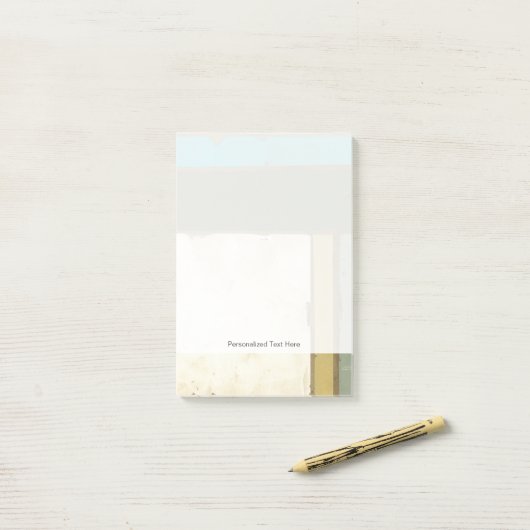 Weathered Panel Paining by Jennifer Goldberger Post-it® Notes (Op bureau)