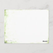 Weathered Pasture Briefkaart (Achterkant)