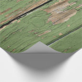 Weathered Peeling Paint op Houden Boards Cadeaupapier (Hoek)