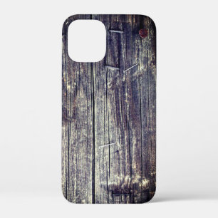 Weathered Power Pole met Stapels en Nail iPhone 12 Mini Hoesje