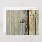 Weathered Rusty Deurhandvat Briefkaart (Voorkant / Achterkant)