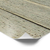 Weathered Rusty Deurhandvat Perfect Poster (Hoek)