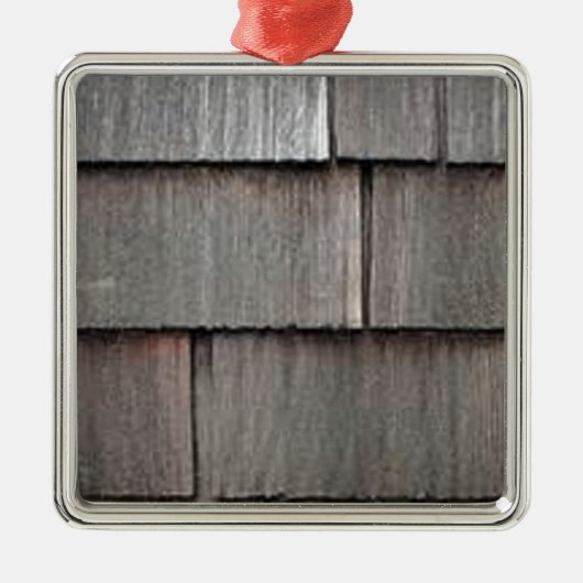 Weathered Shingles Metalen Ornament (Voorkant)