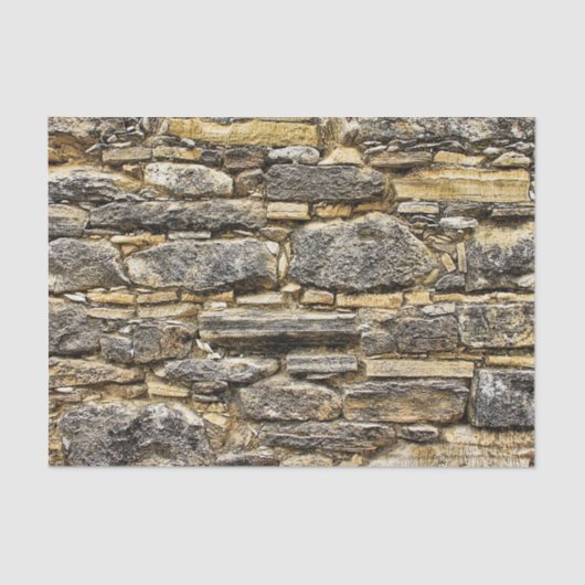 Weathered Stone Old Wall Texture Tissuepapier (Voorkant)