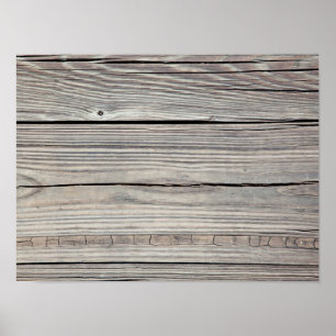 Weathered Wood Achtergrond - Oude raad Poster