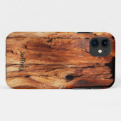 Weathered Wood Siding (Faux), Name,  Case-Mate iPhone Case (Achterkant (horizontaal))
