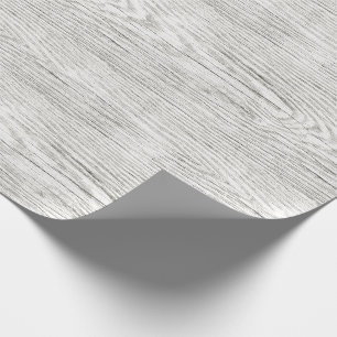 Weathered Wood Texture White Cadeaupapier