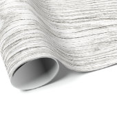 Weathered Wood Texture White Cadeaupapier (Rol Hoek)