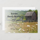 Weathered Wooden Barn Ranch Kaart (Voorkant / Achterkant)