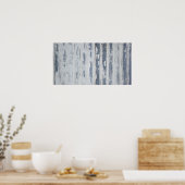 Weathergeverfd gegolfd ijzerPoster Poster (Keuken)