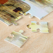 Weatherhout zigeunercaravan legpuzzel (Zijkant)