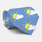 Weatherman-Stropdas Uw kleurenhemel Stropdas (Opgerold)