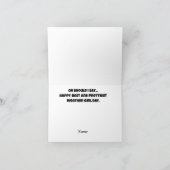 Weatherperson's Day - Carte de voeux féminine (Intérieur)