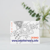 Weatherwarme briefkaart (Staand voorkant)