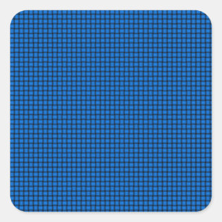 Weave - Azure Vierkante Sticker