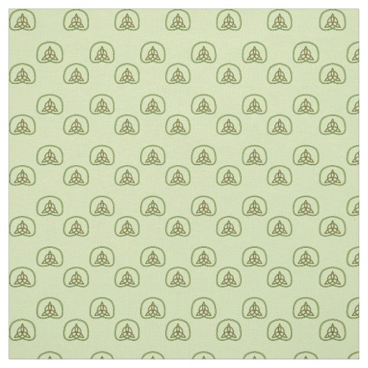 Weave celtique sur tissu vert clair (Échantillon)
