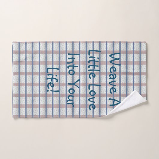 Weave Love   (Serviette à main)