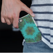Weave Mandala Blue en Green Case-Mate iPhone Case