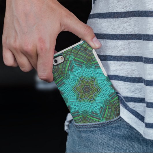 Weave Mandala Blue en Green Case-Mate iPhone Case