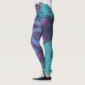 Weave Mandala Blue Pink en Paars Leggings (Links)