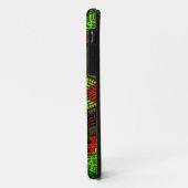 Weave Mandala Green en Red Case-Mate iPhone Case (Achterkant/links)