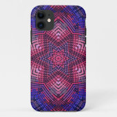 Weave Mandala Pink en Blue Case-Mate iPhone Case (Achterkant)