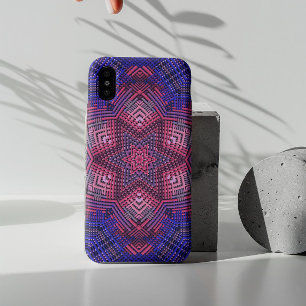 Weave Mandala Pink en Blue iPhone 11 Hoesje