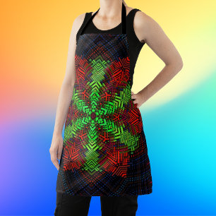Weave Mandala Red Green en Blue Schort