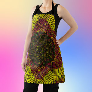 Weave Mandala Yellow en Oranje Schort