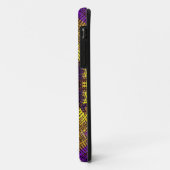 Weave Mandala Yellow en Paars Case-Mate iPhone Case (Achterkant/links)