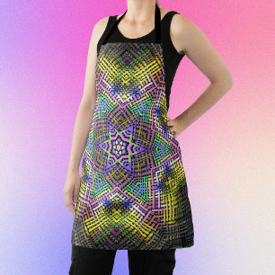 Weave Mandala Yellow Pink en Green Schort