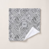Weave Pattern Design Art  Bad Handdoek (Wasdoekje)
