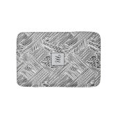 Weave Pattern Design Art  Badmat (Voorkant)