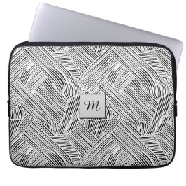 Weave Pattern Design Art  Laptop Sleeve